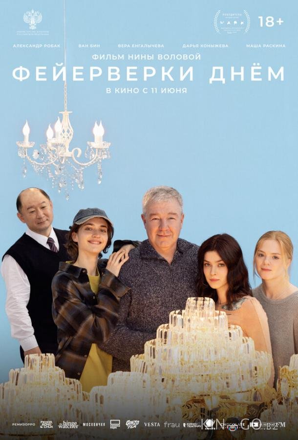 Фейерверки днём 